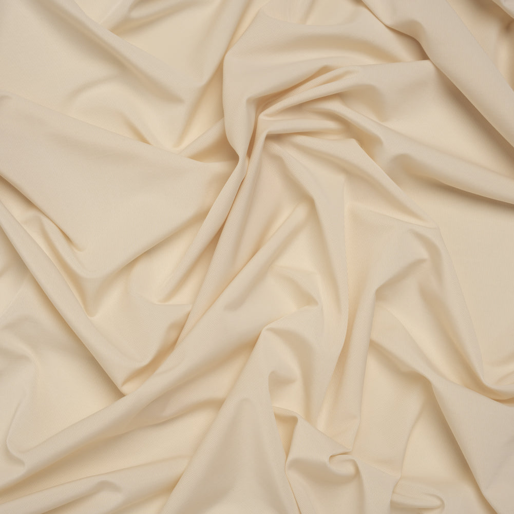 Stretch Polyester Jersey - White Smoke - Famous Australian Designer Deadstock Stretch Polyester Jersey - White Smoke - Famous Australian Designer Deadstock