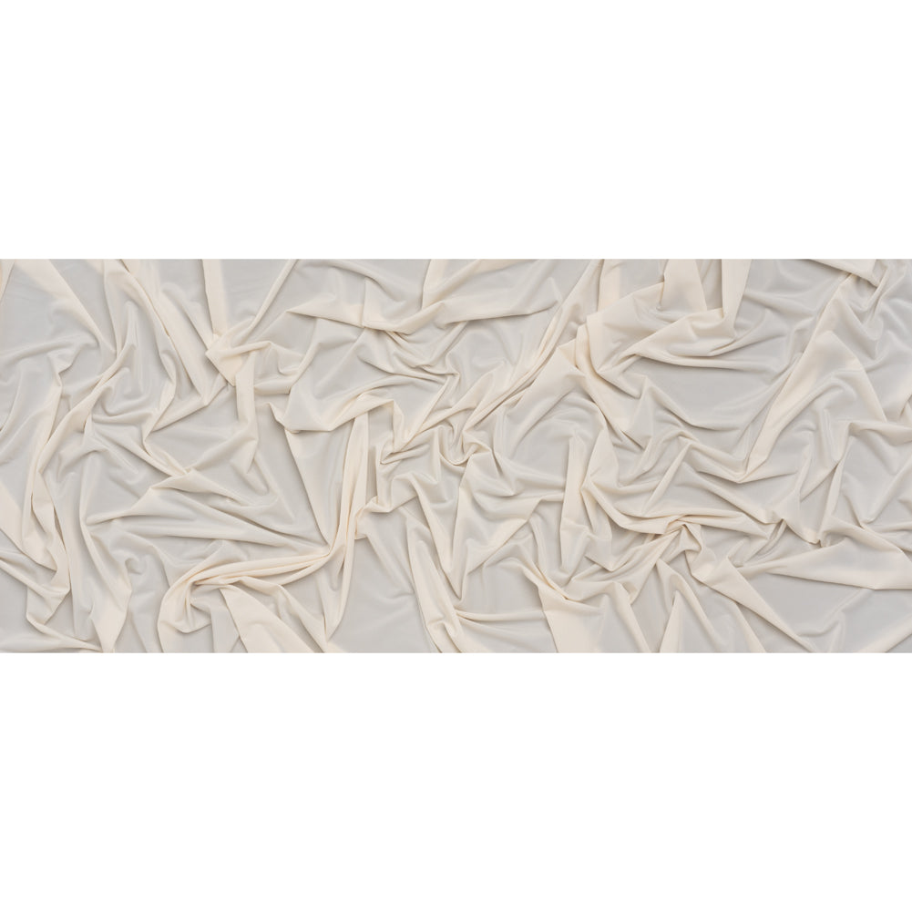Stretch Polyester Jersey - Cream - Famous Australian Designer Deadstock Stretch Polyester Jersey - Cream - Famous Australian Designer Deadstock
