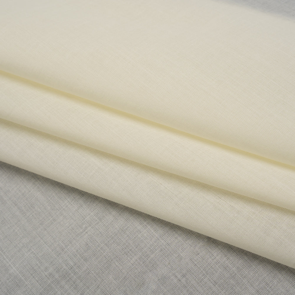 Cotton Voile Lining - Vanilla Ice - Famous Australian Designer Deadstock Folded Cotton Voile Lining - Vanilla Ice - Famous Australian Designer Deadstock Folded