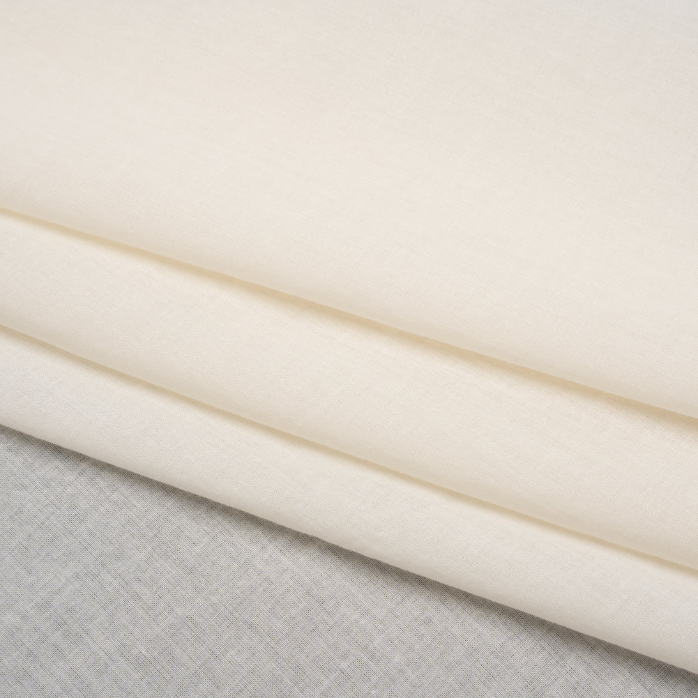 Cotton Voile Lining - Pearl White - Famous Australian Designer Deadstock Cotton Voile Lining - Pearl White - Famous Australian Designer Deadstock