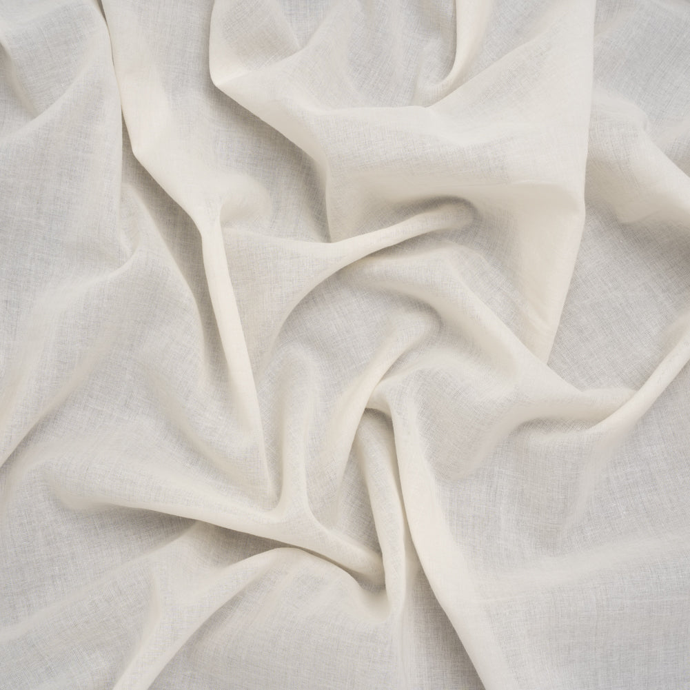 Cotton Voile Lining - Pearl White - Famous Australian Designer Deadstock Cotton Voile Lining - Pearl White - Famous Australian Designer Deadstock