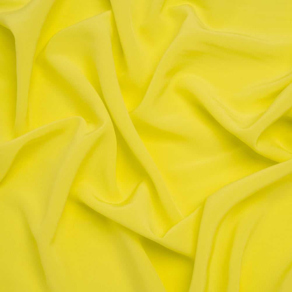 Viscose Crepe de Chine - Chartreuse - Famous Australian Designer Deadstock Viscose Crepe de Chine - Chartreuse - Famous Australian Designer Deadstock