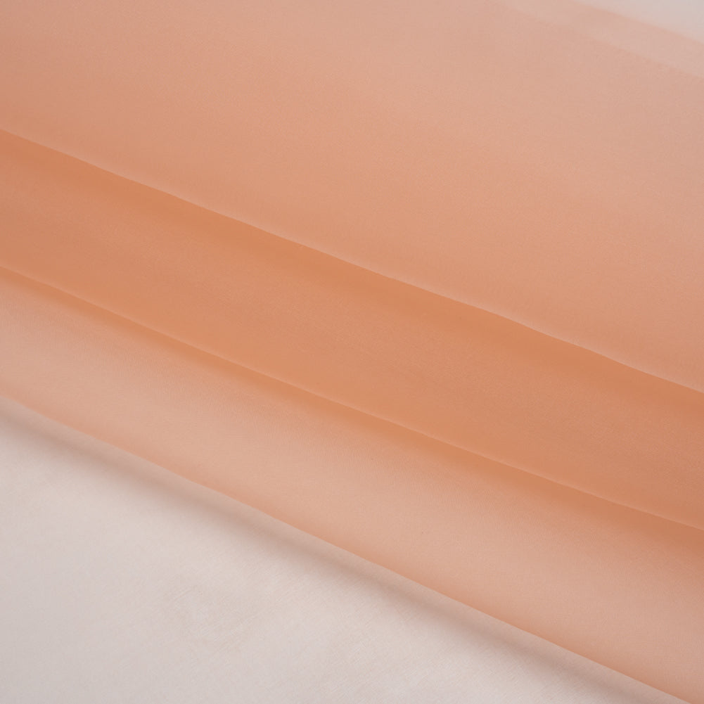 Silk Organza - Peach - Famous Australian Designer Deadstock Silk Organza - Peach - Famous Australian Designer Deadstock