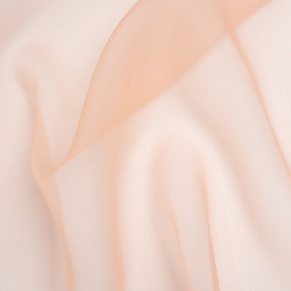Silk Organza - Peach - Famous Australian Designer Deadstock Silk Organza - Peach - Famous Australian Designer Deadstock