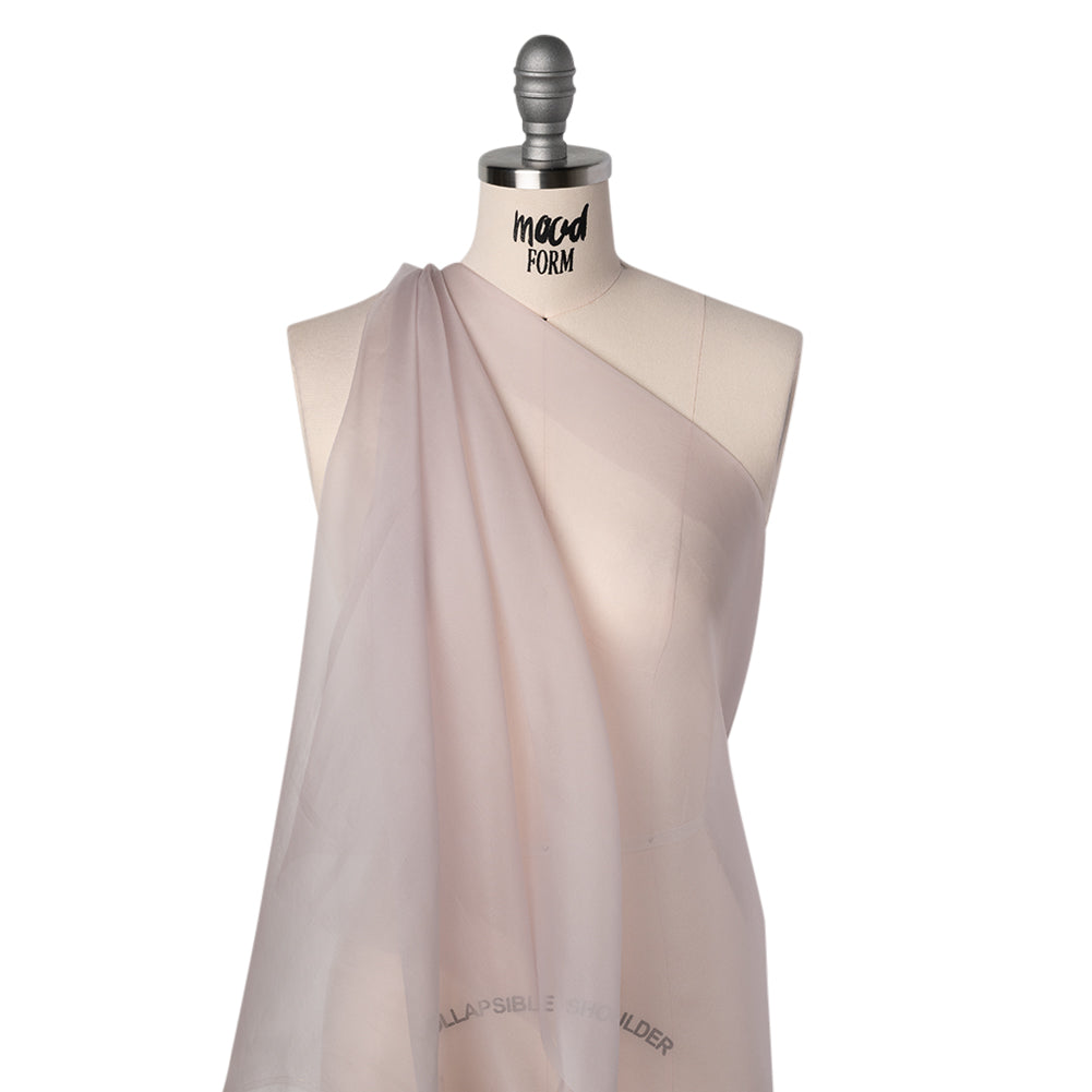 Silk Organza - Dusty Lilac - Famous Australian Designer Deadstock Silk Organza - Dusty Lilac - Famous Australian Designer Deadstock