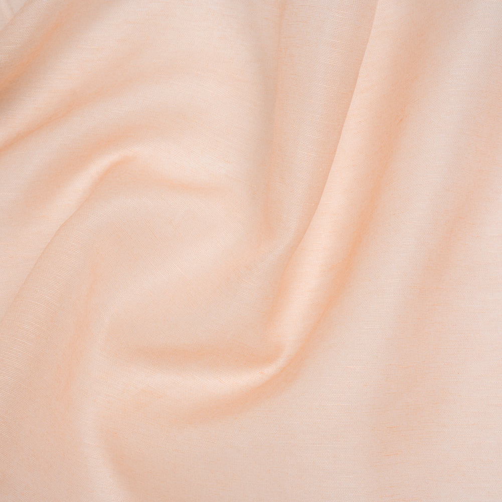 Silk and Linen Scrim - Peachy Pink - Famous Australian Designer Deadstock Silk and Linen Scrim - Peachy Pink - Famous Australian Designer Deadstock
