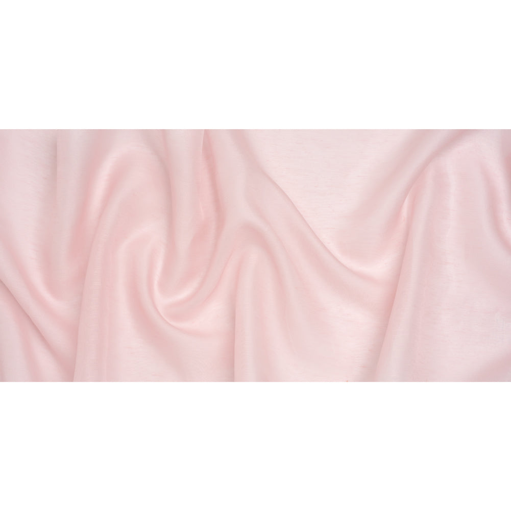Silk and Linen Scrim - Pale Pink - Famous Australian Designer Deadstock Silk and Linen Scrim - Pale Pink - Famous Australian Designer Deadstock
