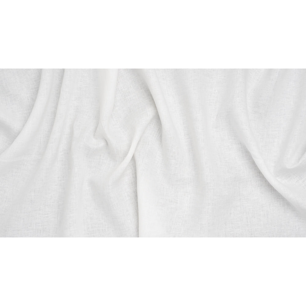 Medium Weight Linen Woven - Ivory - Famous Australian Designer Deadstock Medium Weight Linen Woven - Ivory - Famous Australian Designer Deadstock