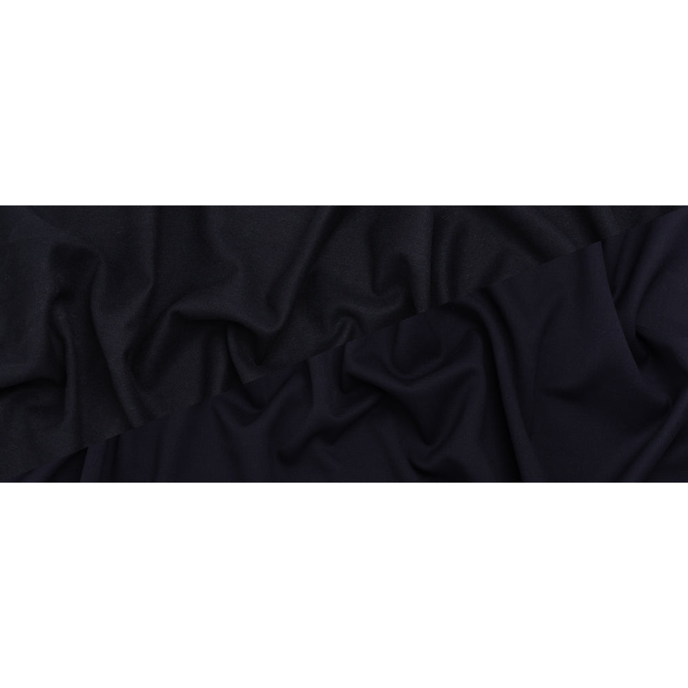 Stretch Blended Virgin Wool and Recycled Polyester Twill Coating - Navy Blue - Famous Australian Designer Deadstock Stretch Blended Virgin Wool and Recycled Polyester Twill Coating - Navy Blue - Famous Australian Designer Deadstock