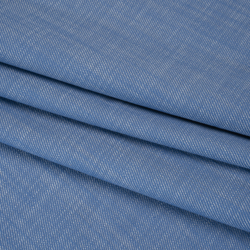Lightweight Cotton Denim - Sky Blue - Famous Australian Designer Deadstock Lightweight Cotton Denim - Sky Blue - Famous Australian Designer Deadstock