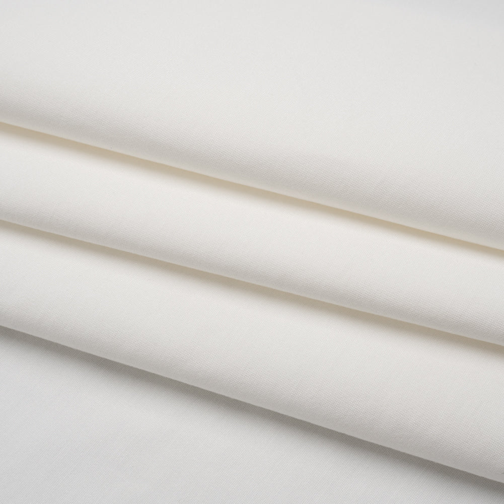 Stretch Viscose and Polyamide Ponte Knit - Off White - Famous Australian Designer Deadstock Stretch Viscose and Polyamide Ponte Knit - Off White - Famous Australian Designer Deadstock