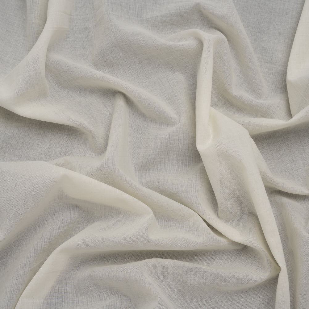 Cotton Voile Lining - Light Ivory - Famous Australian Designer Deadstock Cotton Voile Lining - Light Ivory - Famous Australian Designer Deadstock