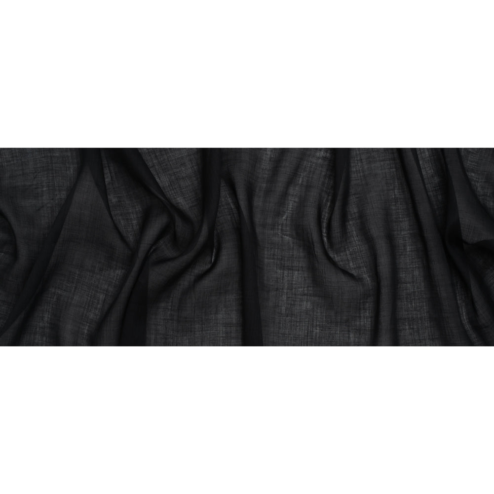 Lightweight Ramie Woven - Off Black - Famous Australian Designer Deadstock Lightweight Ramie Woven - Off Black - Famous Australian Designer Deadstock