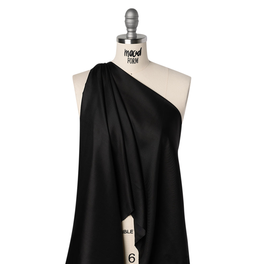 Silk Twill - Black - Famous Australian Designer Deadstock Silk Twill - Black - Famous Australian Designer Deadstock