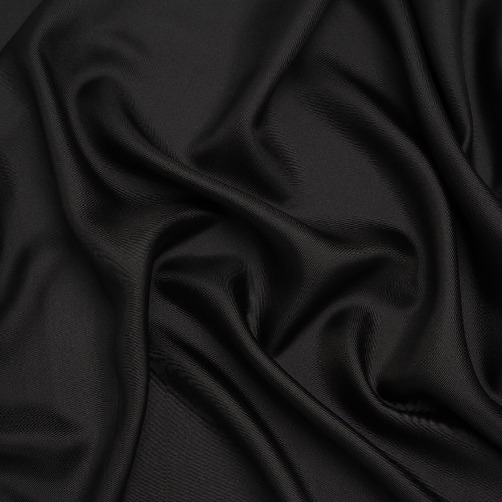 Silk Twill - Black - Famous Australian Designer Deadstock Silk Twill - Black - Famous Australian Designer Deadstock