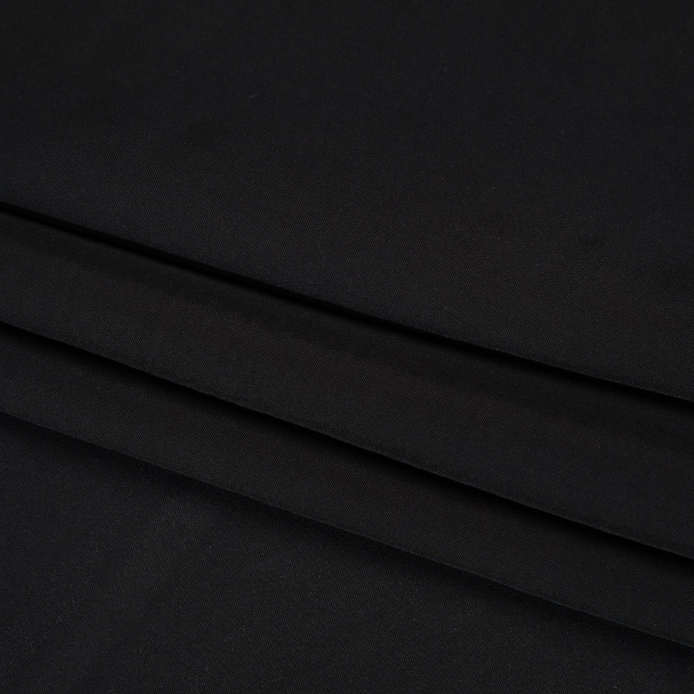 Viscose Crepe de Chine - Black - Famous Australian Designer Deadstock Viscose Crepe de Chine - Black - Famous Australian Designer Deadstock