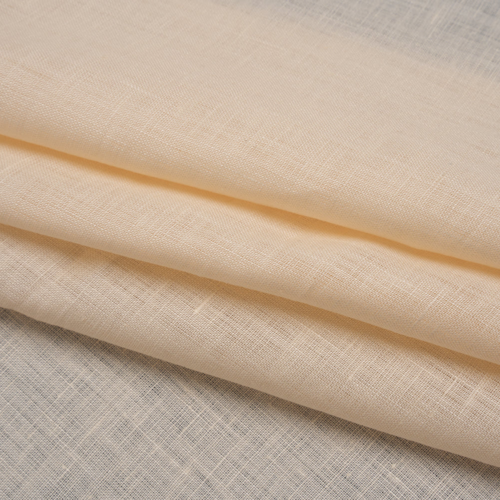 Lightweight Linen Woven - Pearled Ivory - Famous Australian Famous Australian Designer Deadstock Lightweight Linen Woven - Pearled Ivory - Famous Australian Famous Australian Designer Deadstock