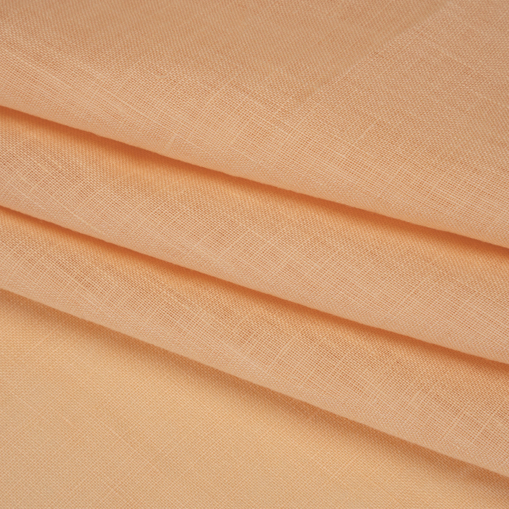 Lightweight Linen Woven - Peaches and Cream - Famous Australian Famous Australian Designer Deadstock Lightweight Linen Woven - Peaches and Cream - Famous Australian Famous Australian Designer Deadstock