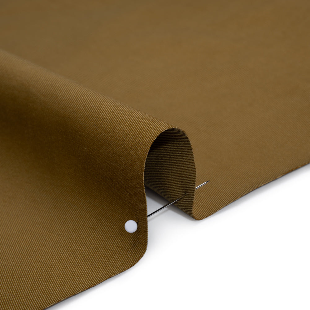 Cotton and Viscose Twill - Olive - Famous Australian Designer Deadstock Cotton and Viscose Twill - Olive - Famous Australian Designer Deadstock