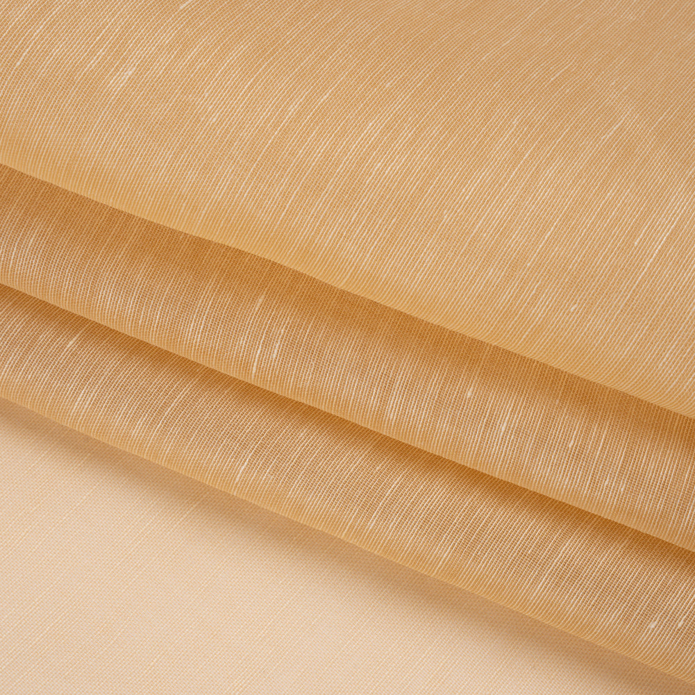 Linen and Silk Organza - Sandy Beige - Famous Australian Designer Deadstock Linen and Silk Organza - Sandy Beige - Famous Australian Designer Deadstock