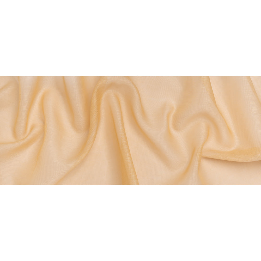 Linen and Silk Organza - Sandy Beige - Famous Australian Designer Deadstock Linen and Silk Organza - Sandy Beige - Famous Australian Designer Deadstock