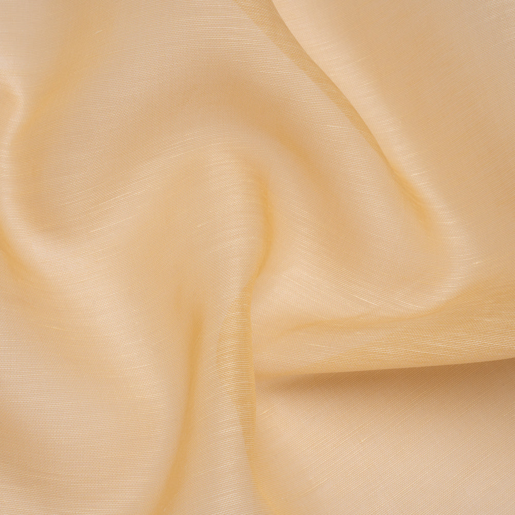 Linen and Silk Organza - Sandy Beige - Famous Australian Designer Deadstock Linen and Silk Organza - Sandy Beige - Famous Australian Designer Deadstock