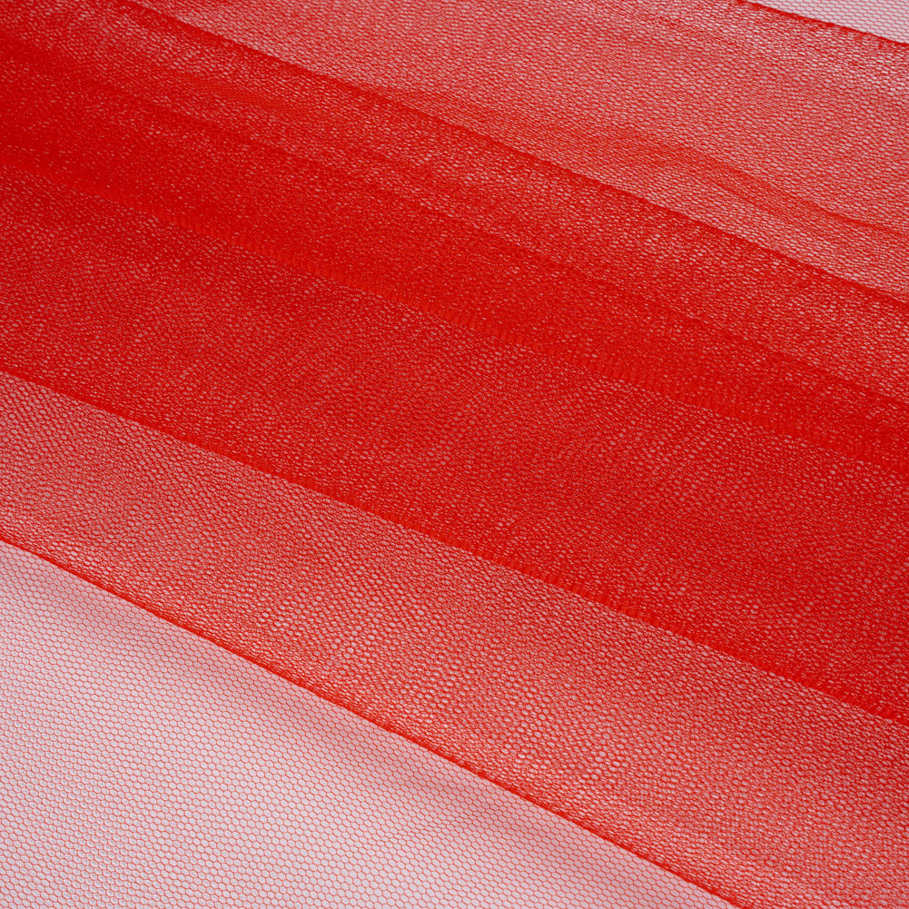 Stiff Polyester Tulle - Red - Famous Australian Designer Deadstock Stiff Polyester Tulle - Red - Famous Australian Designer Deadstock