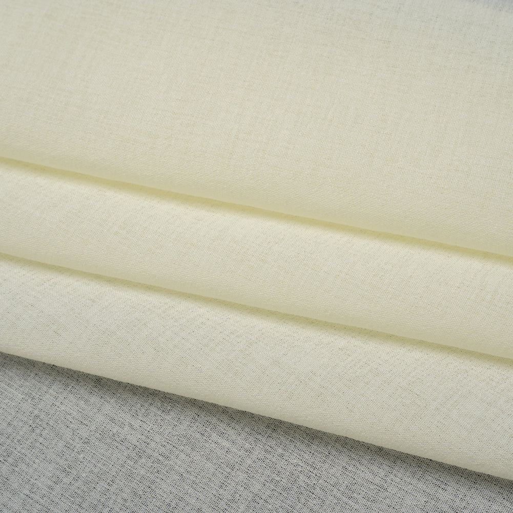 Crisp Polyester Gauze - Lemon Juice - Famous Australian Famous Australian Designer Deadstock Crisp Polyester Gauze - Lemon Juice - Famous Australian Famous Australian Designer Deadstock