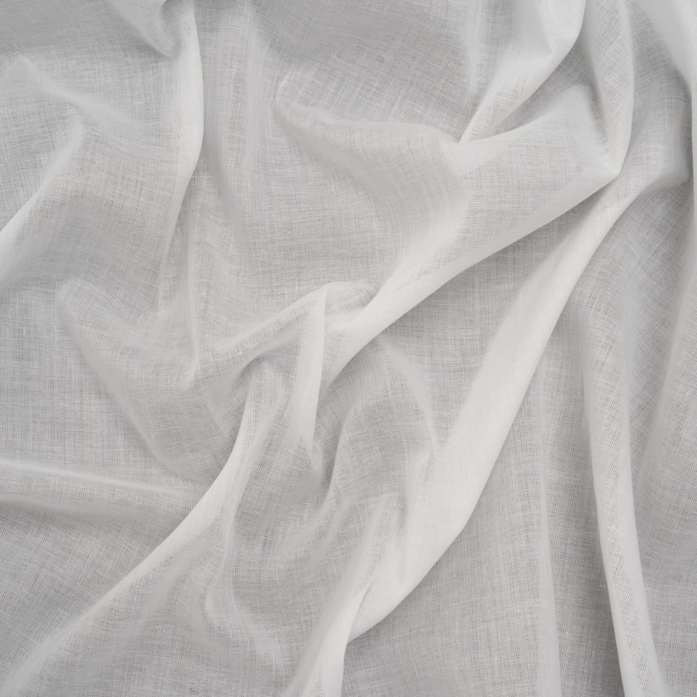 Cotton Voile Lining - Swan White - Famous Australian Designer Deadstock Cotton Voile Lining - Swan White - Famous Australian Designer Deadstock