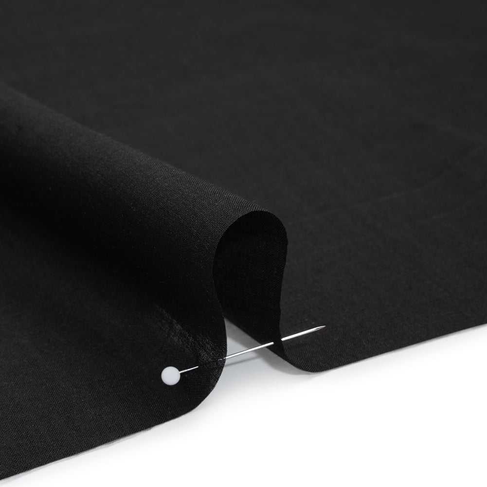 Textured Cotton Lawn - Black Textured Cotton Lawn - Black
