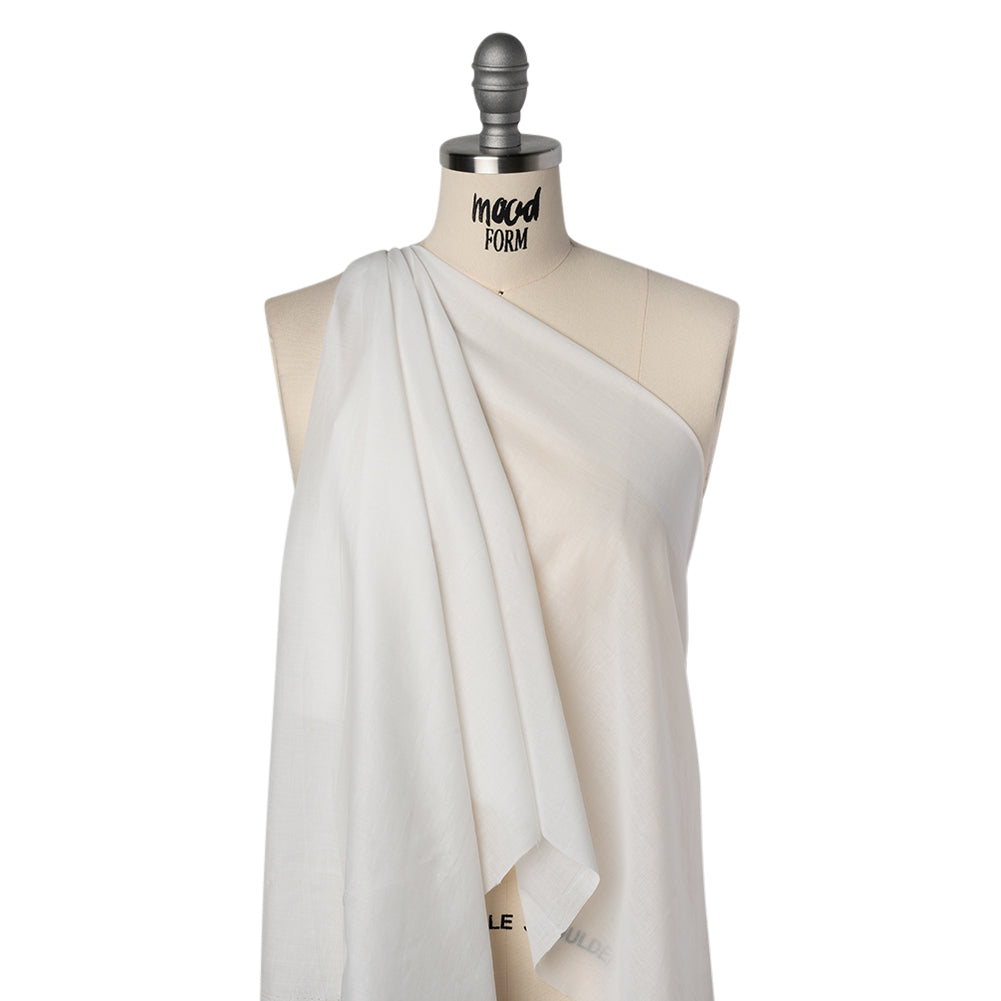 Cotton Voile Lining - Blanc de Blanc - Famous Australian Designer Deadstock Cotton Voile Lining - Blanc de Blanc - Famous Australian Designer Deadstock