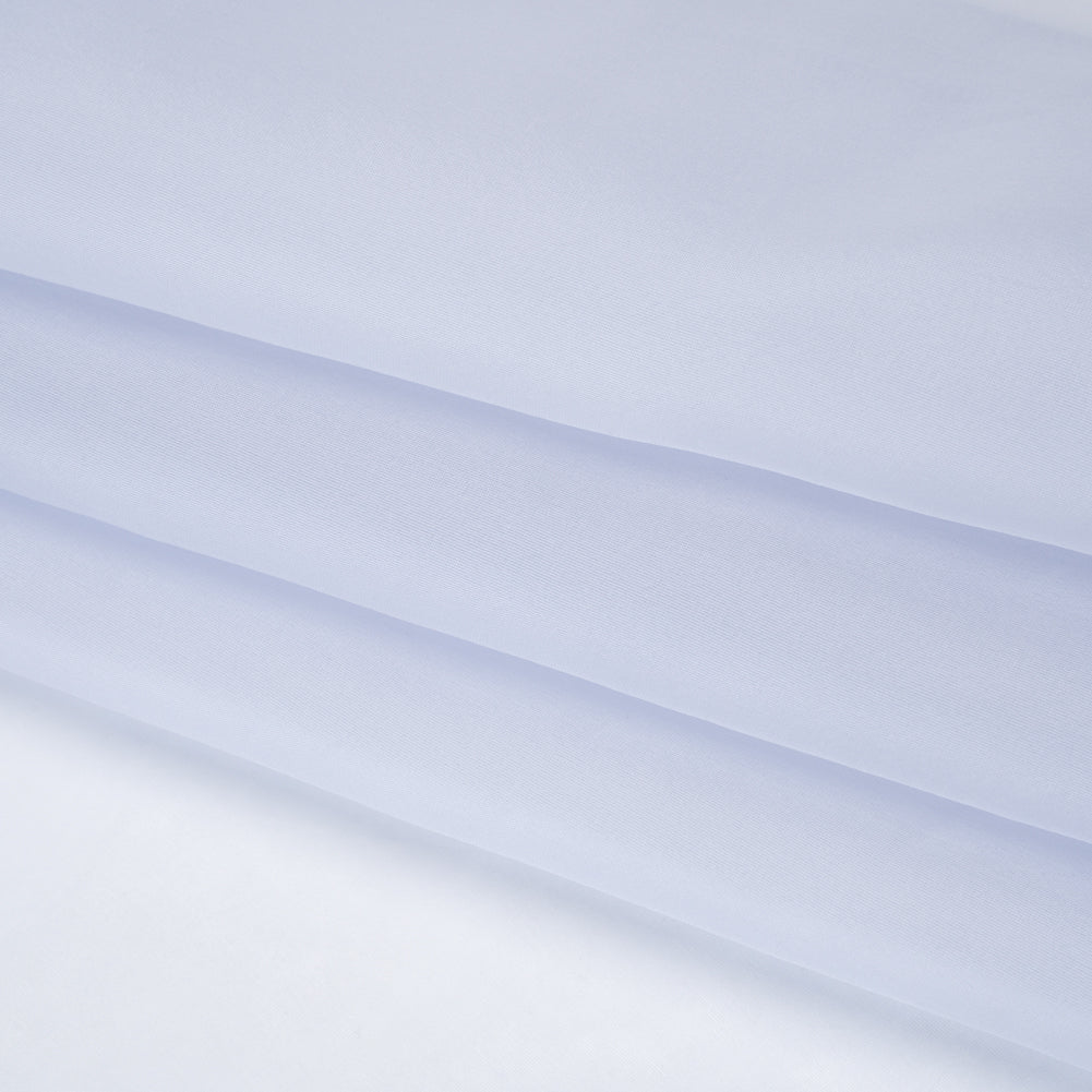 Heavy Silk Organza - Pale Periwinkle - Famous Australian Designer Deadstock Folded Heavy Silk Organza - Pale Periwinkle - Famous Australian Designer Deadstock Folded