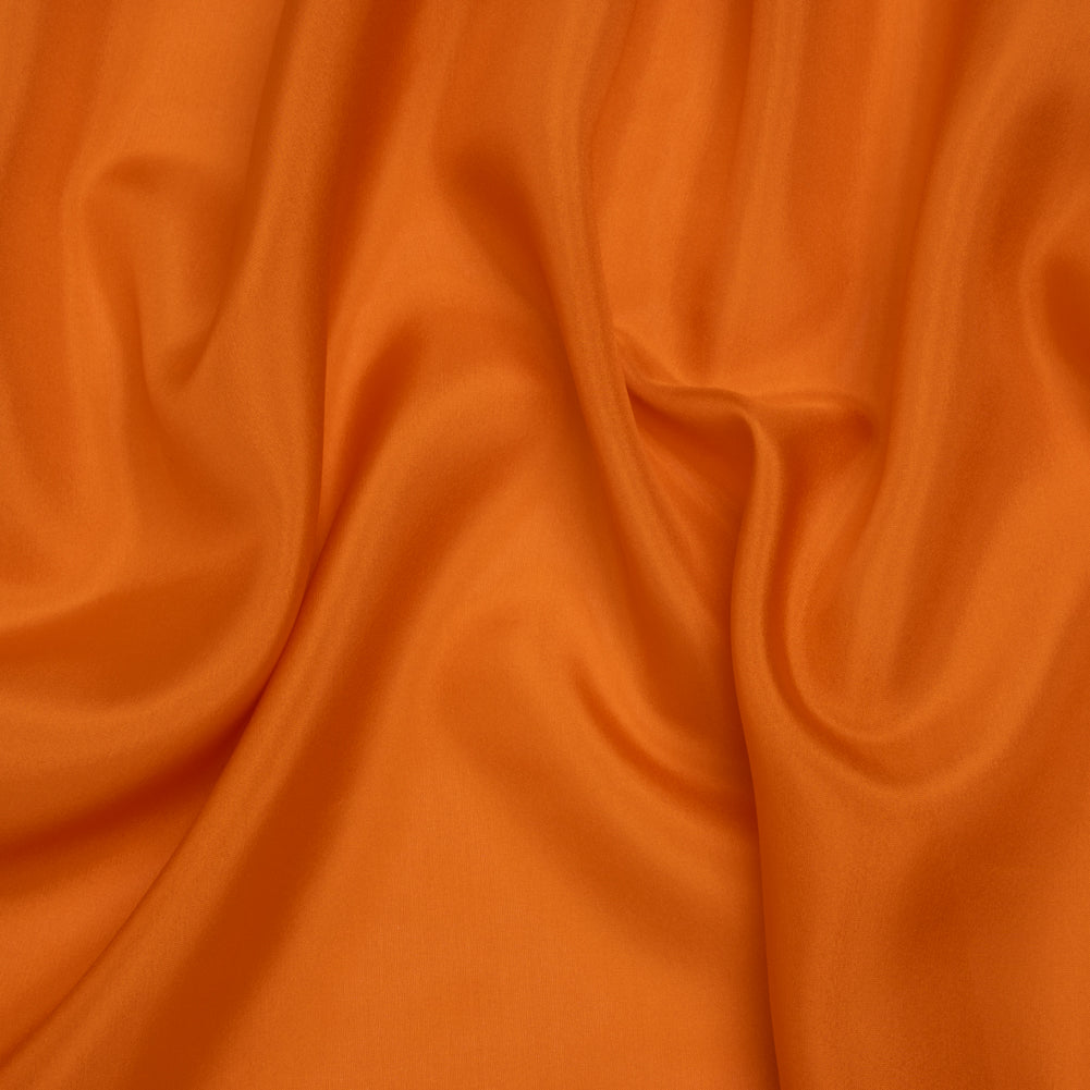China Silk/Habotai - Orange - Famous Australian Designer Deadstock China Silk/Habotai - Orange - Famous Australian Designer Deadstock