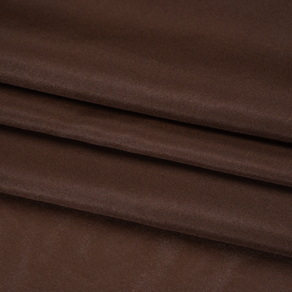 China Silk/Habotai - Brown - Famous Australian Designer Deadstock China Silk/Habotai - Brown - Famous Australian Designer Deadstock
