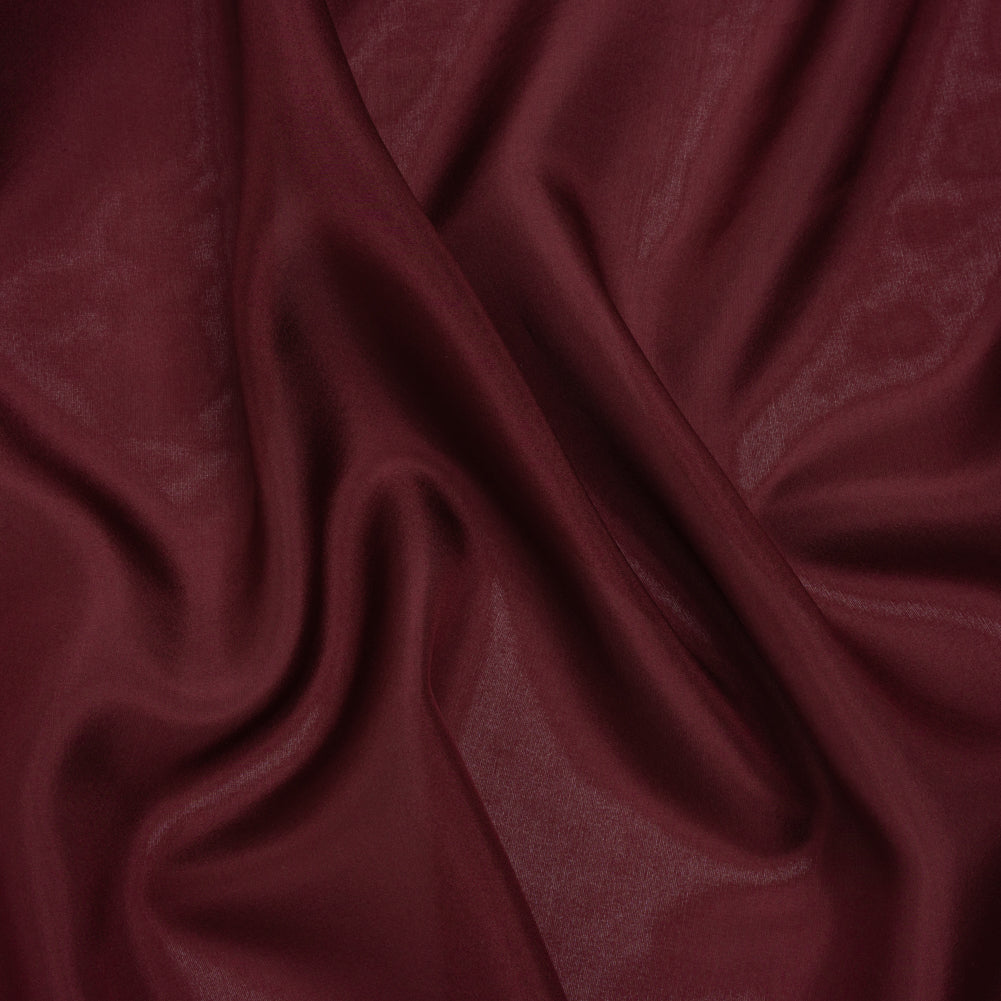 China Silk/Habotai - Wine Red - Famous Australian Designer Deadstock China Silk/Habotai - Wine Red - Famous Australian Designer Deadstock