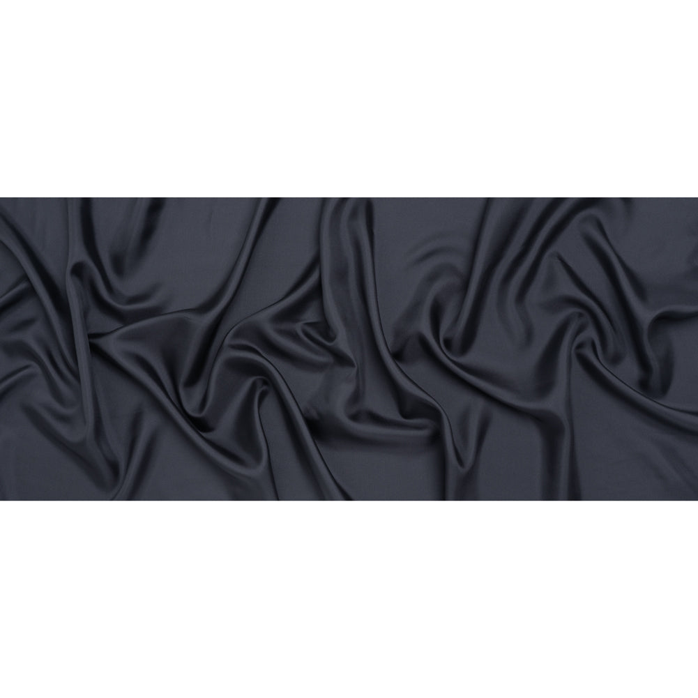 Silk Twill - Gray Navy - Famous Australian Designer Deadstock Silk Twill - Gray Navy - Famous Australian Designer Deadstock