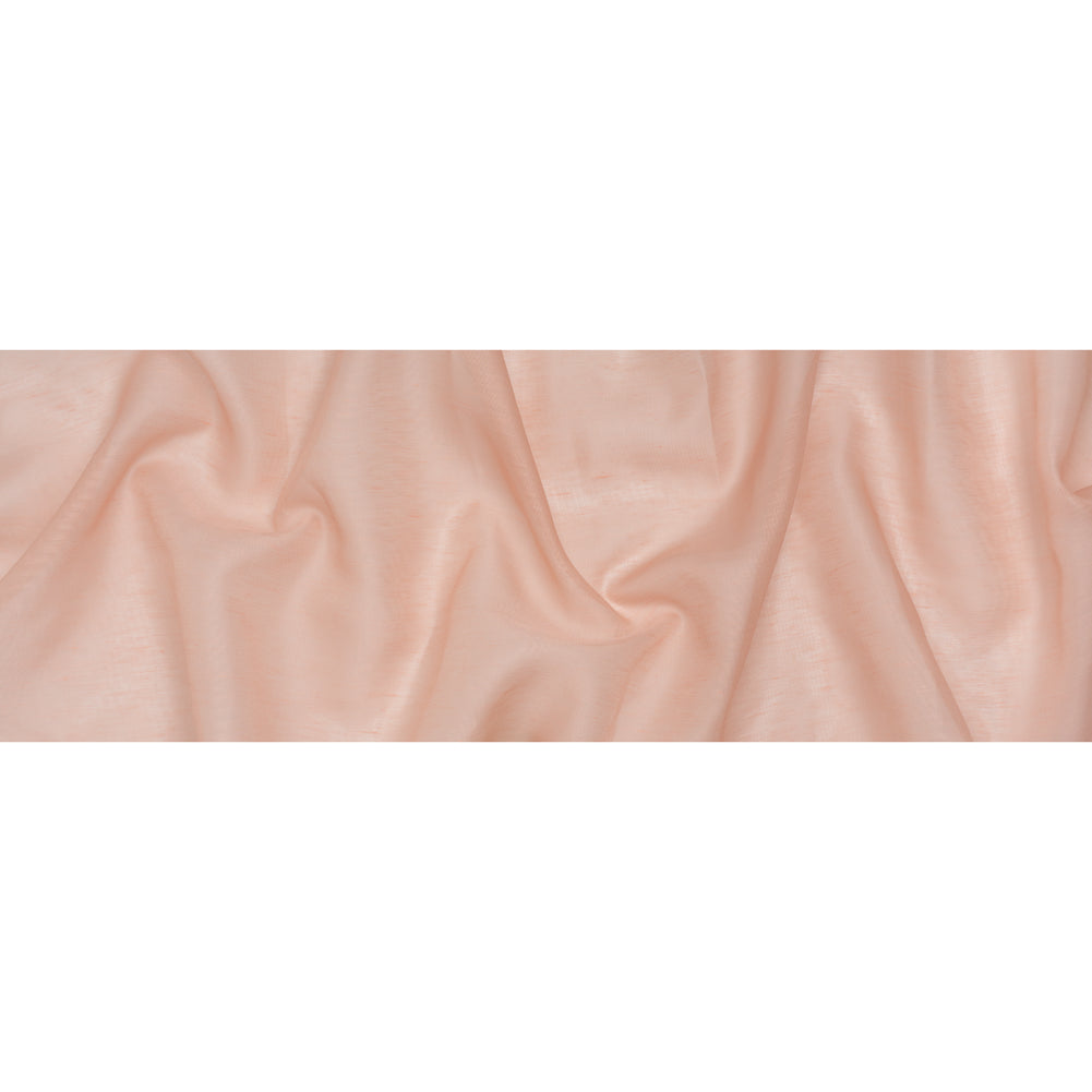 Linen and Silk Scrim - Ballet Pink - Famous Australian Designer Deadstock Linen and Silk Scrim - Ballet Pink - Famous Australian Designer Deadstock
