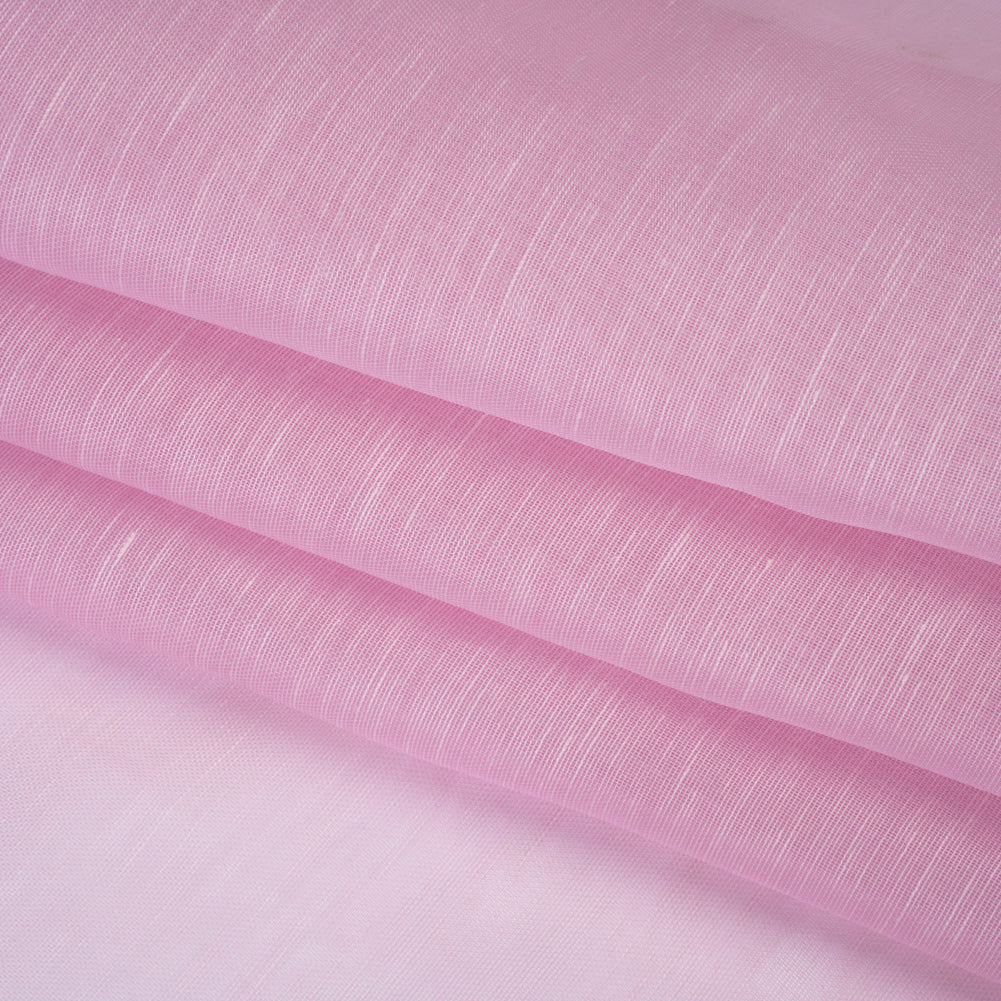Linen and Silk Scrim - Orchid Pink - Famous Australian Designer Deadstock Linen and Silk Scrim - Orchid Pink - Famous Australian Designer Deadstock