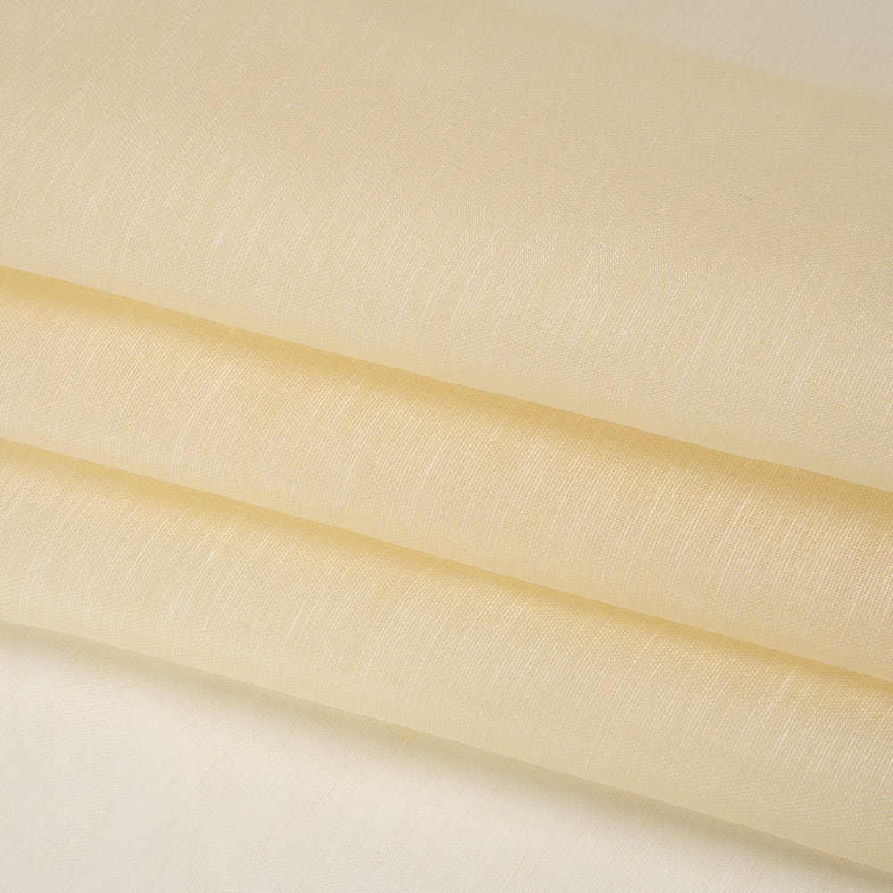 Linen and Silk Scrim - Shortbread - Famous Australian Designer Deadstock Linen and Silk Scrim - Shortbread - Famous Australian Designer Deadstock