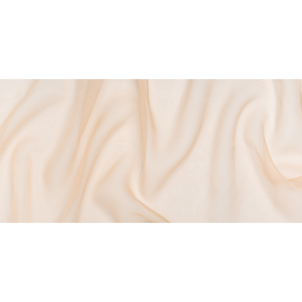 Silk Organza - Peach - Famous Australian Designer Deadstock - Full Silk Organza - Peach - Famous Australian Designer Deadstock - Full