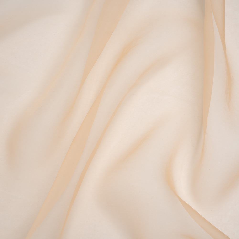 Silk Organza - Peach - Famous Australian Designer Deadstock Silk Organza - Peach - Famous Australian Designer Deadstock