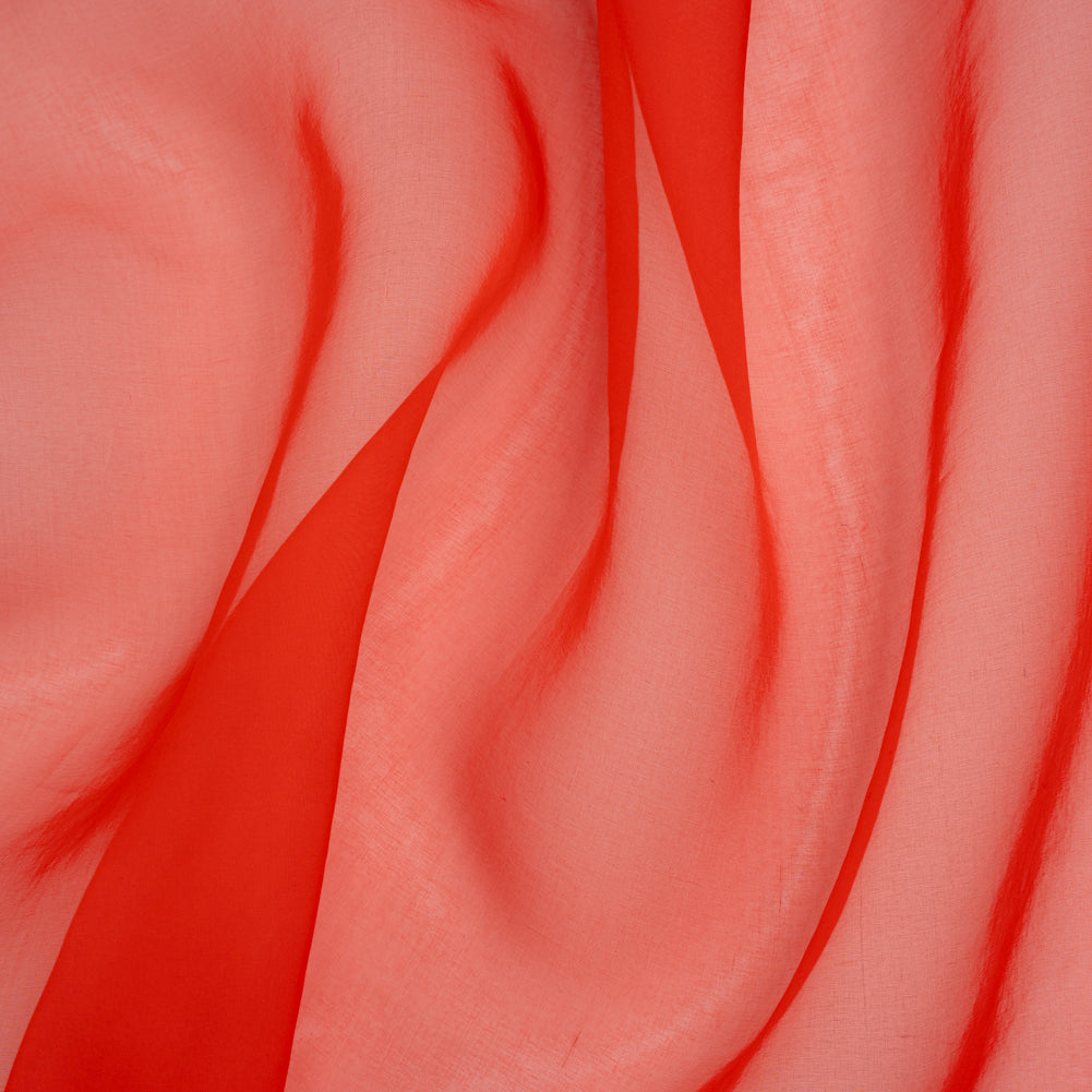 Silk Organza - Tomato Red - Famous Australian Designer Deadstock Silk Organza - Tomato Red - Famous Australian Designer Deadstock