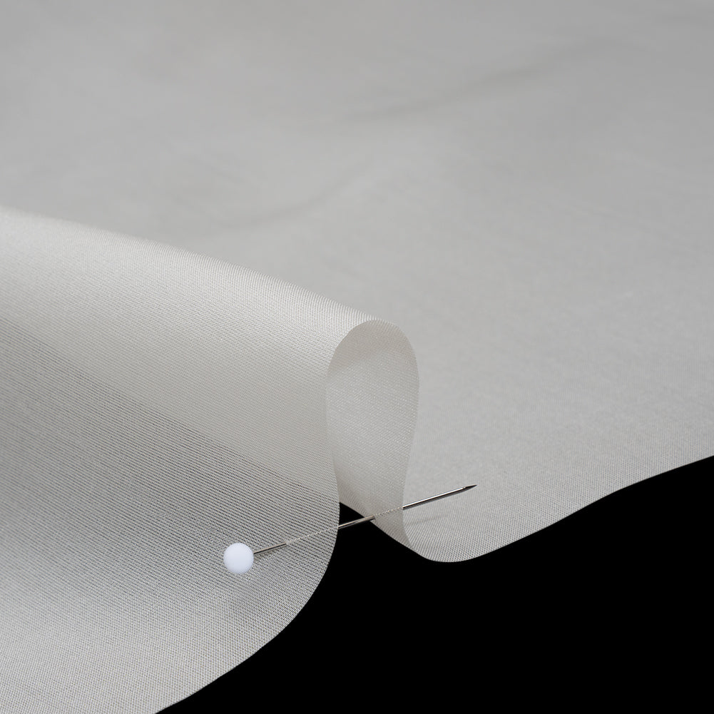 Heavy Silk Organza - Off White - Famous Australian Designer Deadstock Detail Heavy Silk Organza - Off White - Famous Australian Designer Deadstock Detail