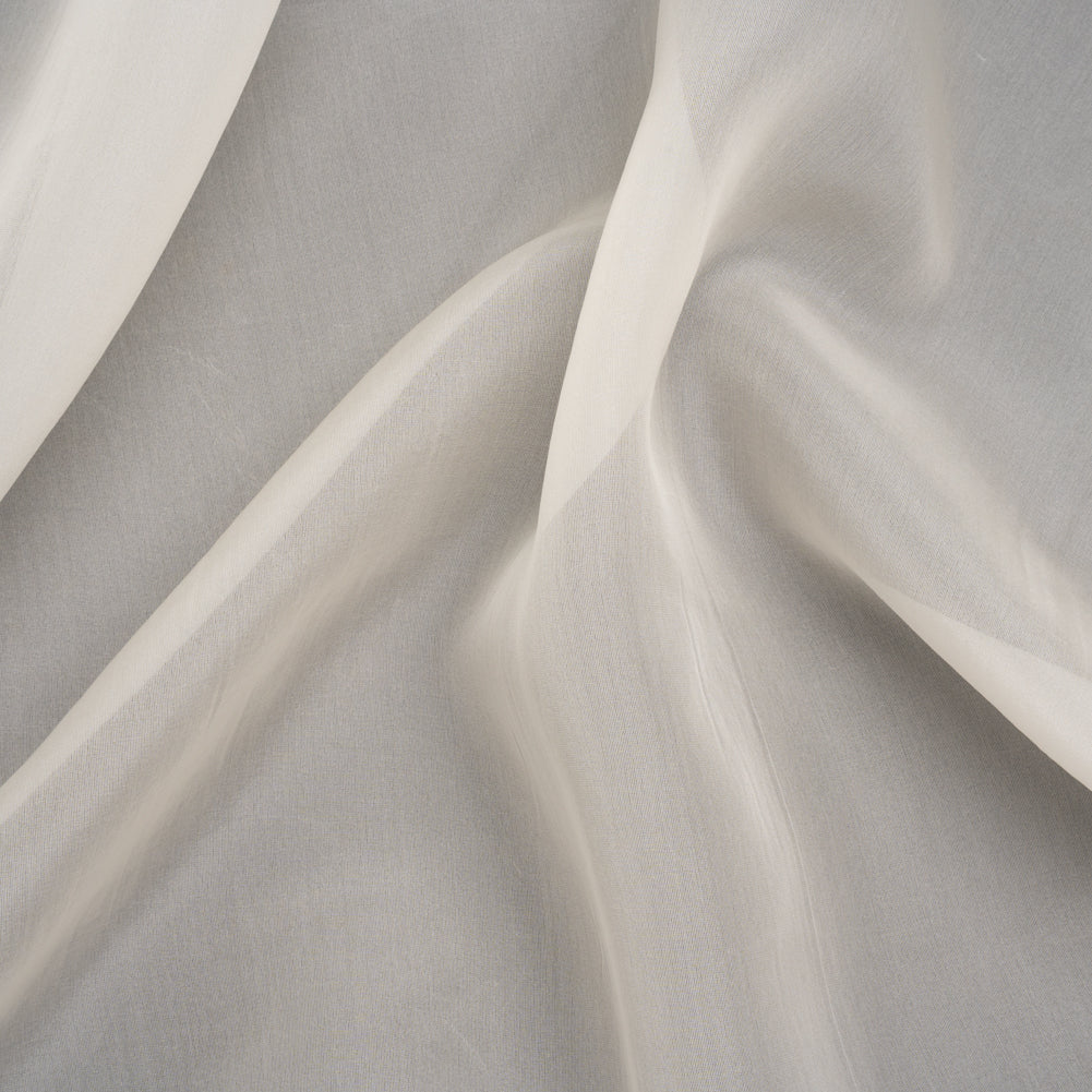 Heavy Silk Organza - Off White - Famous Australian Designer Deadstock Heavy Silk Organza - Off White - Famous Australian Designer Deadstock