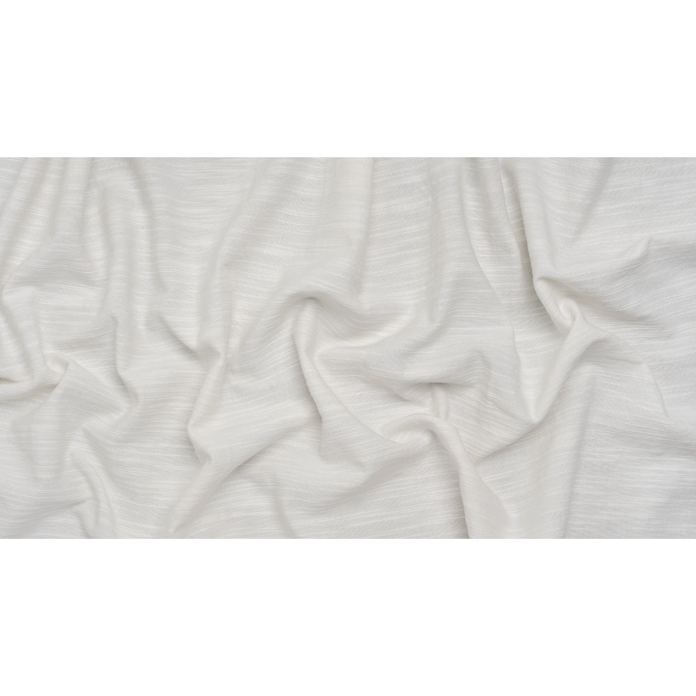 Slubbed Heavy Cotton and Linen Woven - Off White - Famous Australian Designer Deadstock Slubbed Heavy Cotton and Linen Woven - Off White - Famous Australian Designer Deadstock