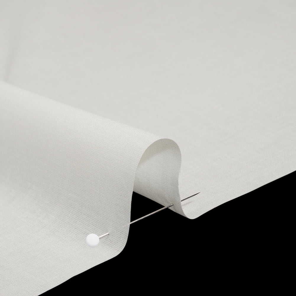 Cotton Voile Lining - White Smoke - Famous Australian Designer Deadstock Cotton Voile Lining - White Smoke - Famous Australian Designer Deadstock