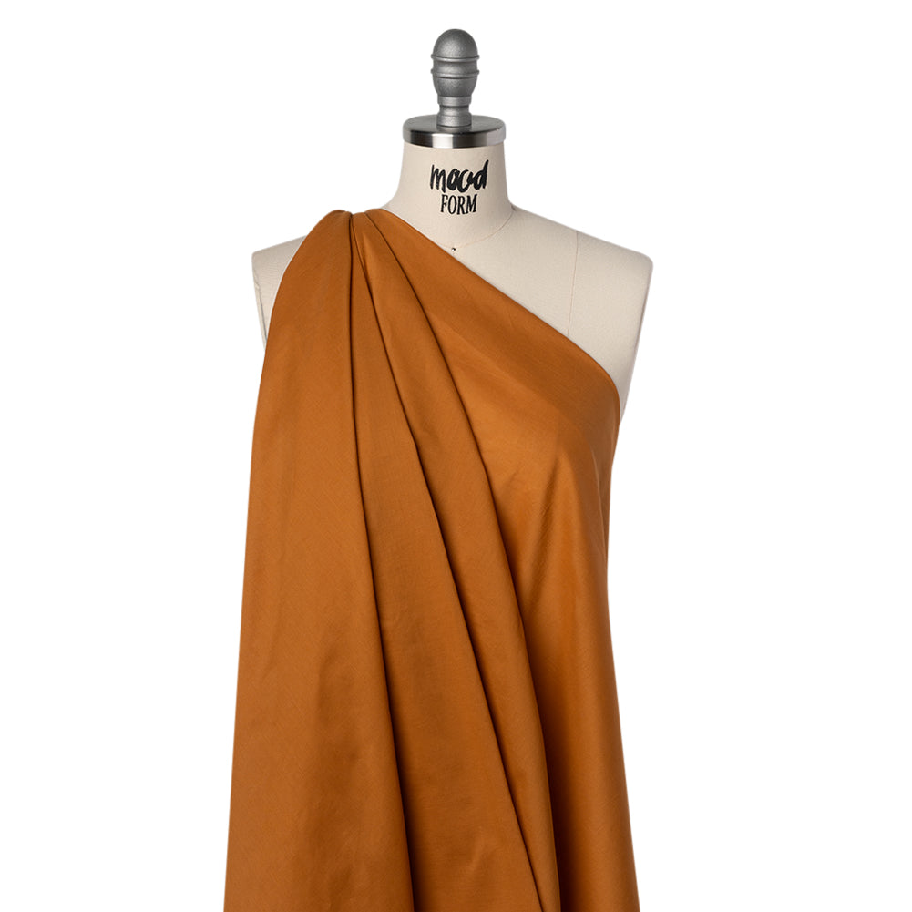 Cotton Voile Lining - Burnt Orange - Famous Australian Designer Deadstock Cotton Voile Lining - Burnt Orange - Famous Australian Designer Deadstock