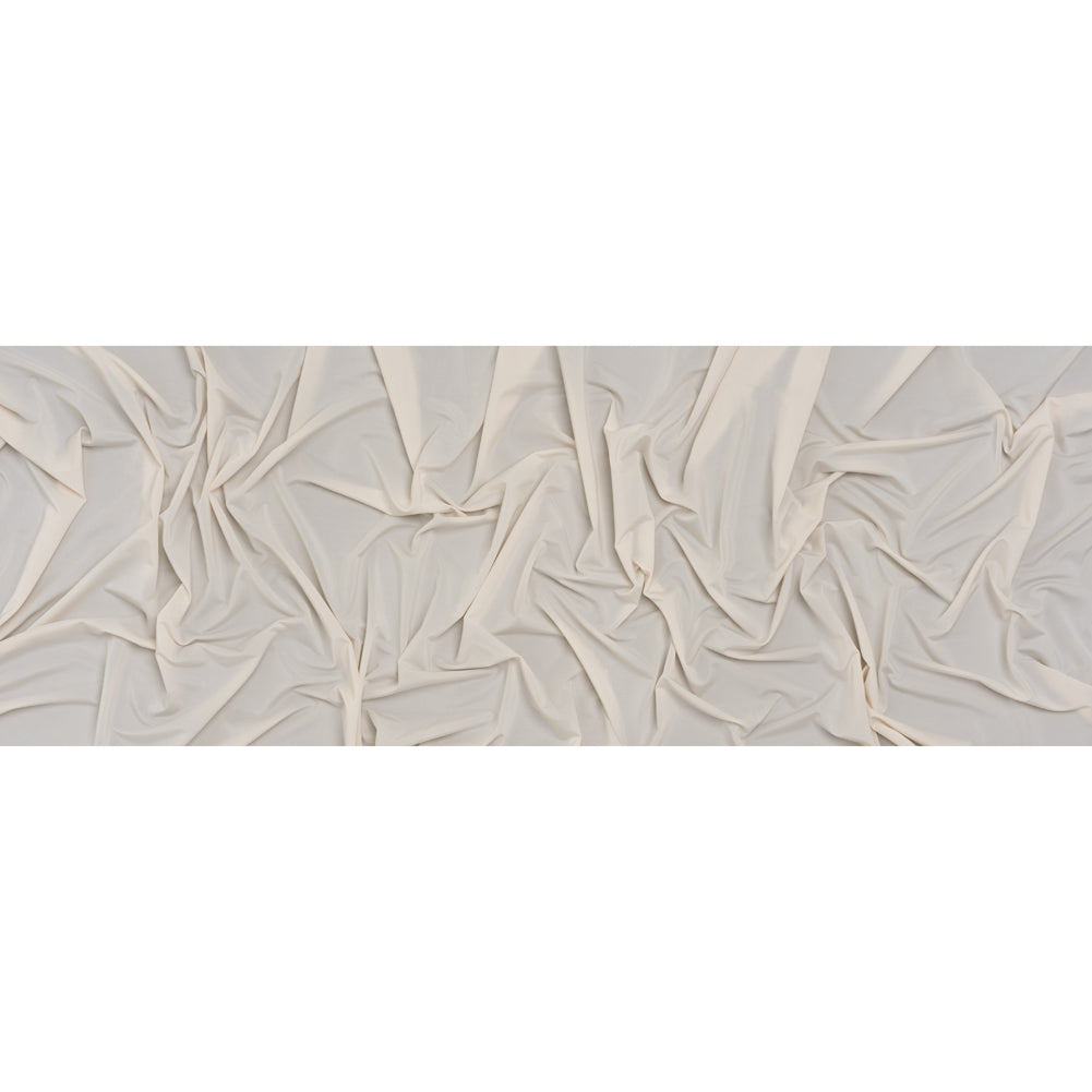 Stretch Polyester Jersey - Bleached Sand - Famous Australian Designer Deadstock Stretch Polyester Jersey - Bleached Sand - Famous Australian Designer Deadstock