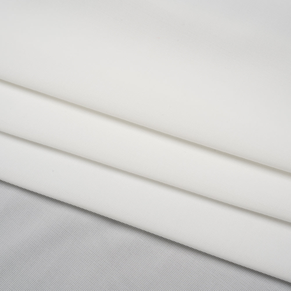 Stretch Polyester Jersey - Coconut White - Famous Australian Designer Deadstock Stretch Polyester Jersey - Coconut White - Famous Australian Designer Deadstock