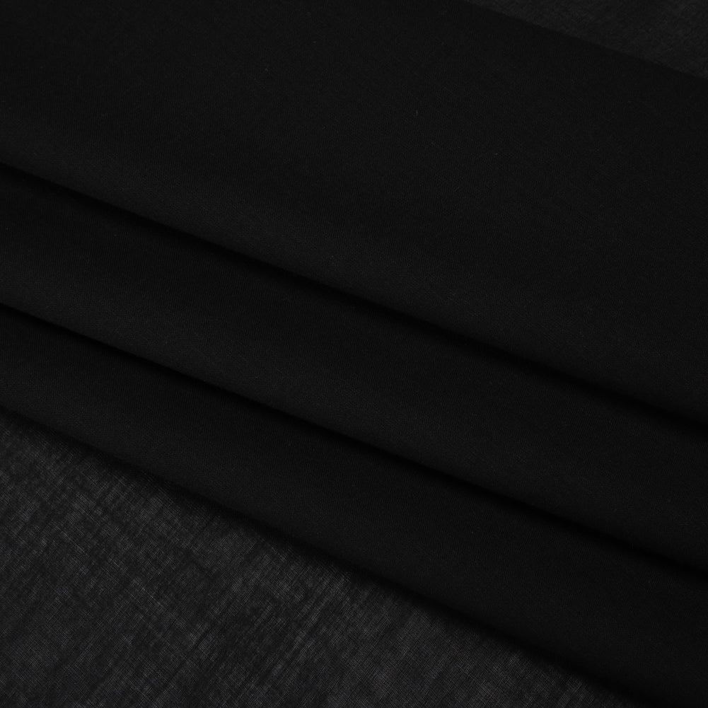 Cotton Voile Lining - Black - Famous Australian Designer Deadstock Cotton Voile Lining - Black - Famous Australian Designer Deadstock